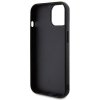 Guess GUHCP15SPSQSQSK iPhone 15 / 14 / 13 6.1 czarny/black hardcase Quilted Metal Logo